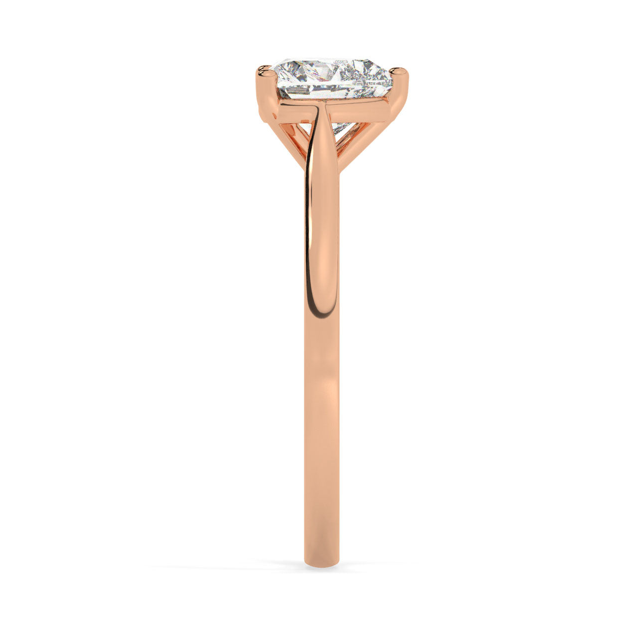 Solitaire Heart Shape Diamond Engagement ring - 2.00 Ct