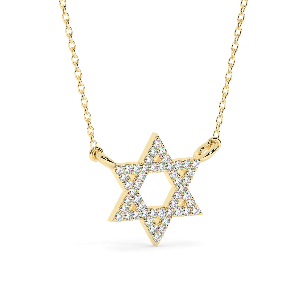 Magen David Diamond Necklace
