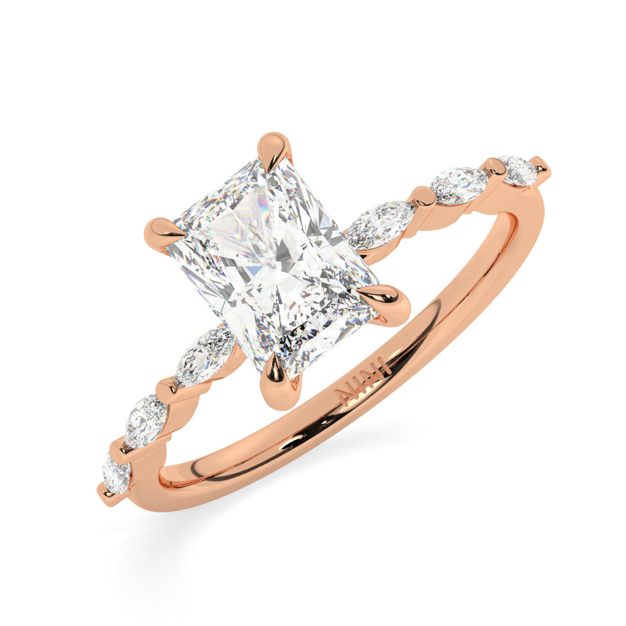 Emily Engagement Ring - 1.50 Ct Radiant