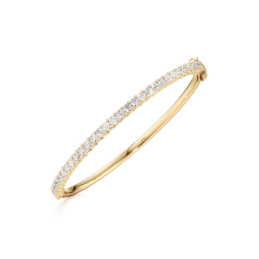 Diamonds Bangle Bracelet 0.05 Ct
