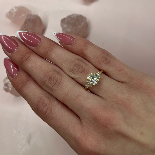 Terra Engagement Ring - 1.00 Ct Oval