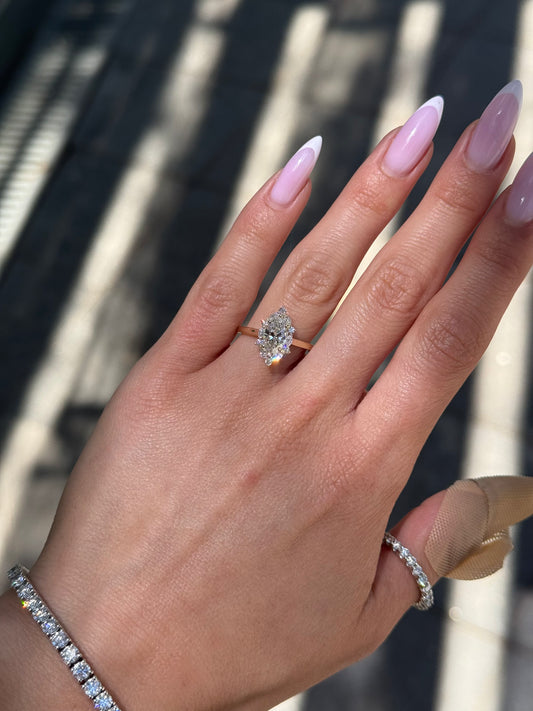 Renne Engagement Ring - 1.00 Ct Marquise Cut