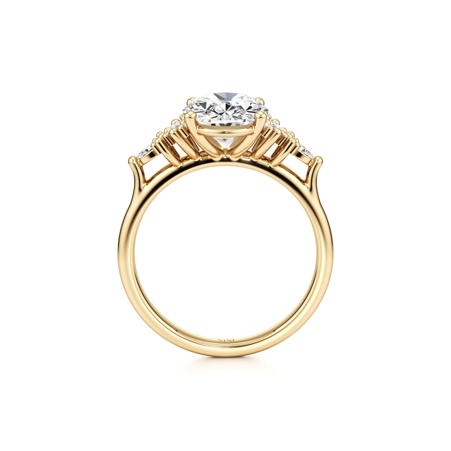 Jasmina Engagement Ring - 2.00 Ct Oval