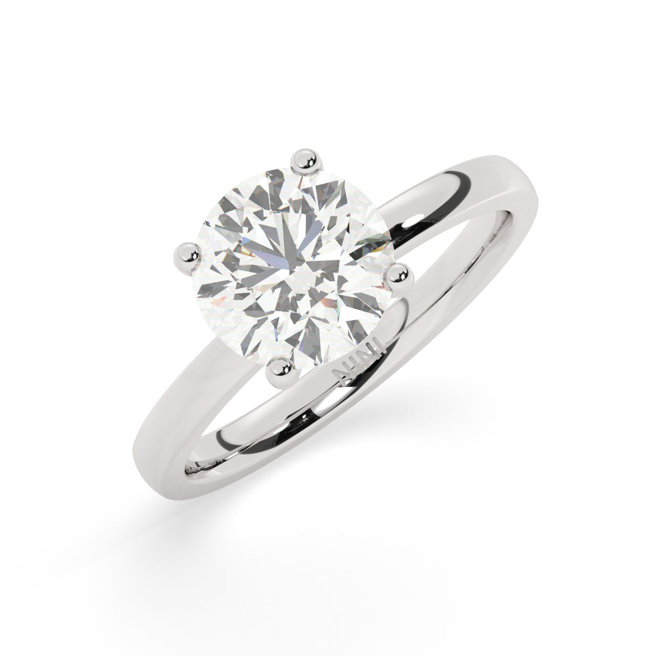 Solitaire Engagement Ring 2.00 Ct - 4 Prongs