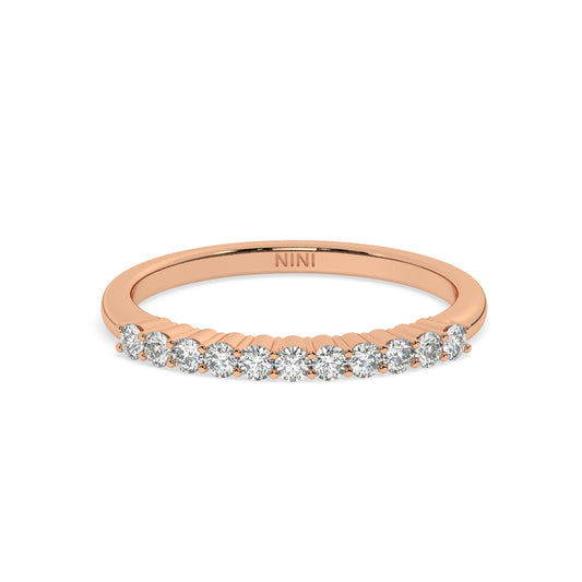 Diamond Row Ring - 0.30 Ct
