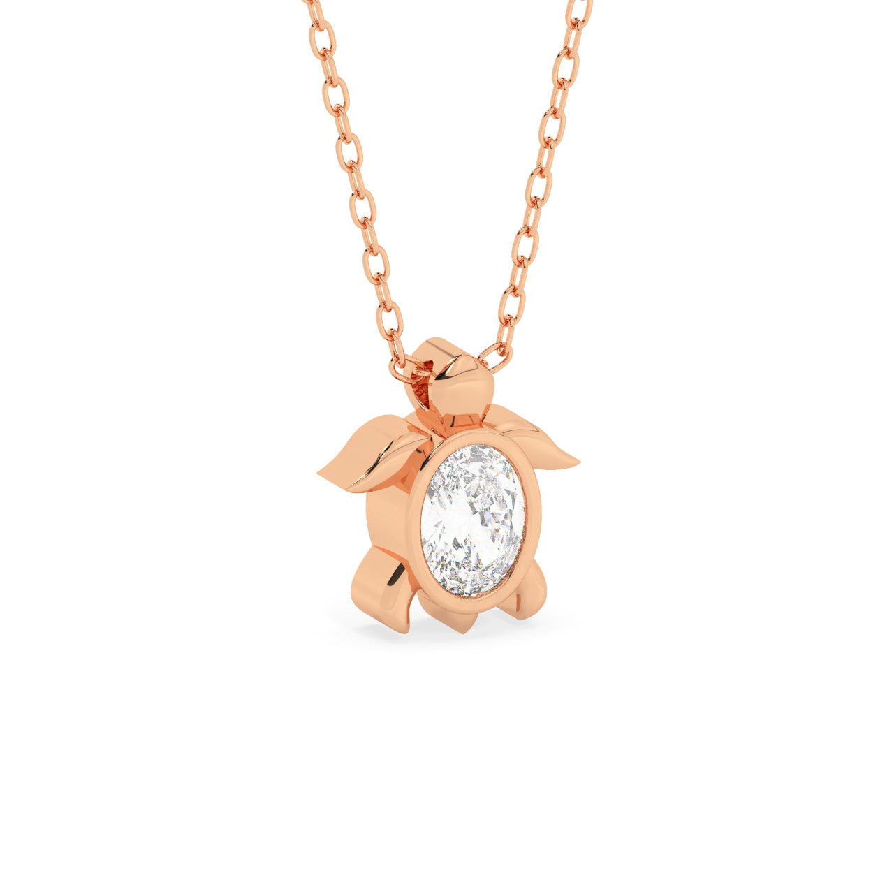 Turtle Diamond Necklace