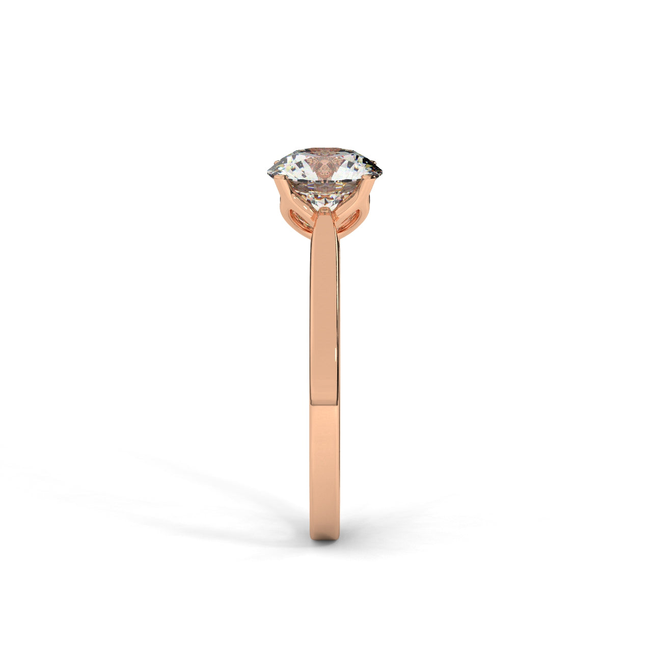 Solitaire Engagement Ring 1.00 Ct - 4 Prongs