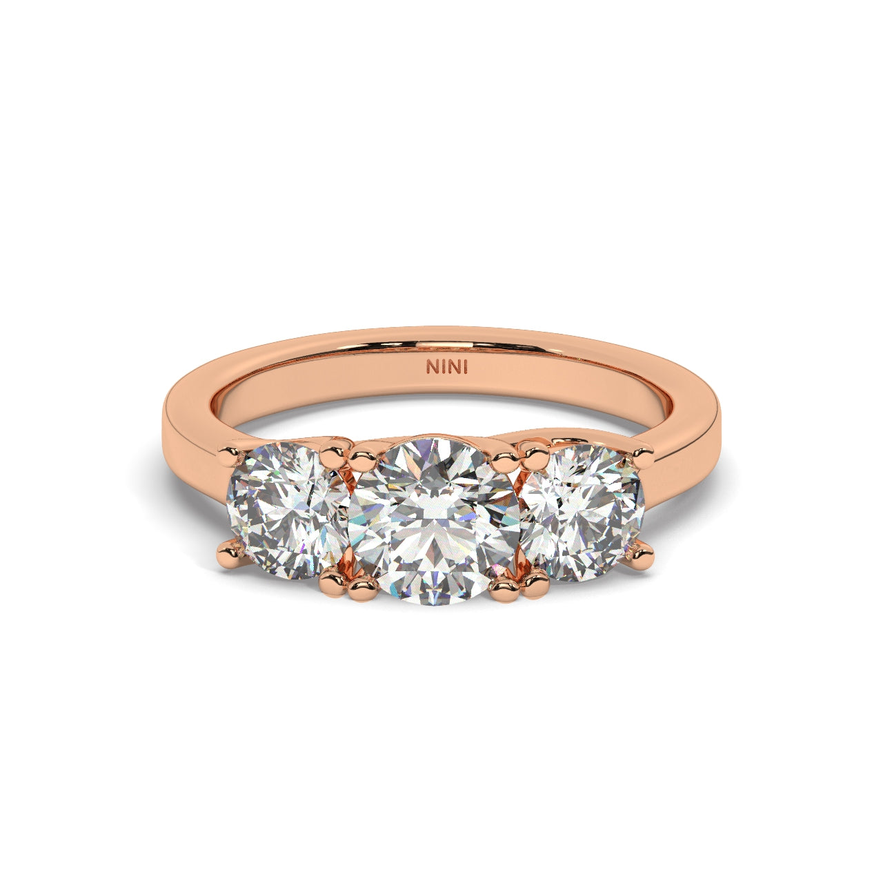 Trio Engagement Ring