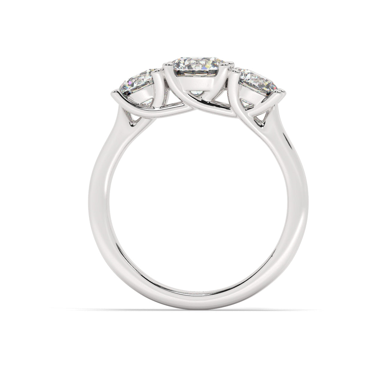 Trio Engagement Ring