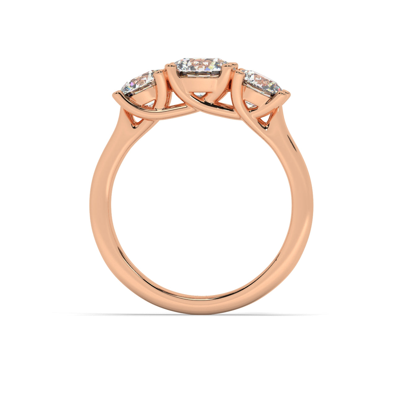 Trio Engagement Ring