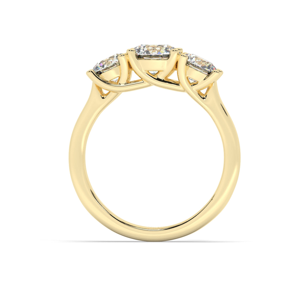 Trio Engagement Ring
