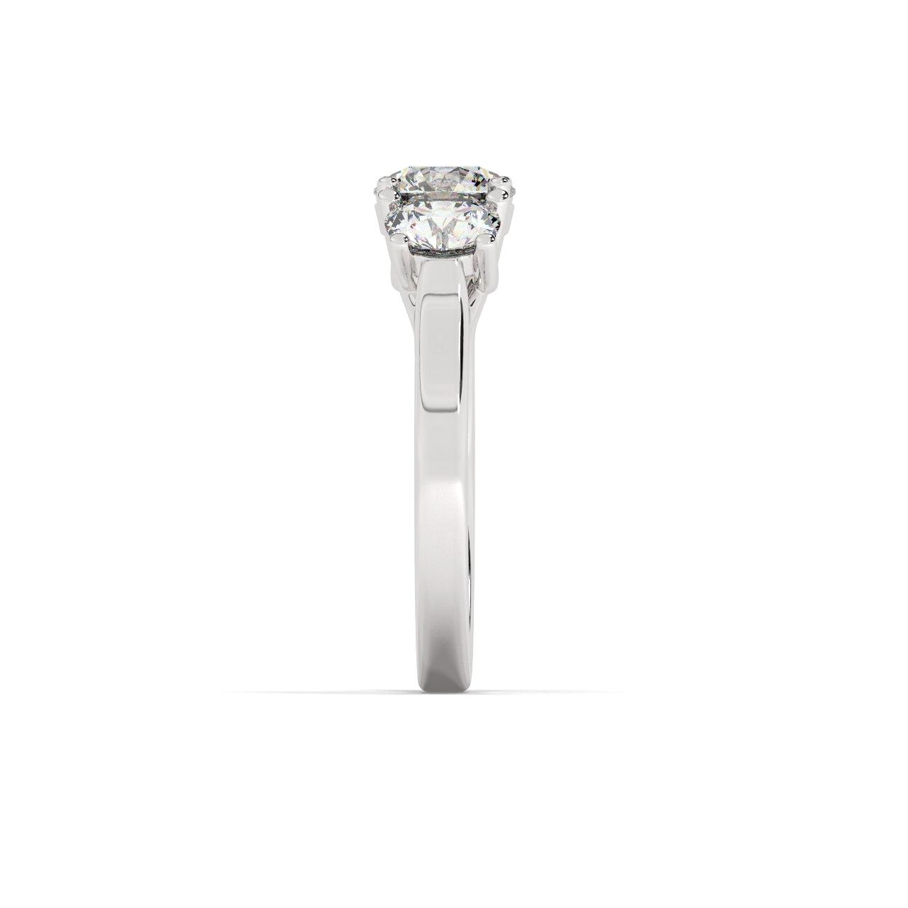 Trio Engagement Ring