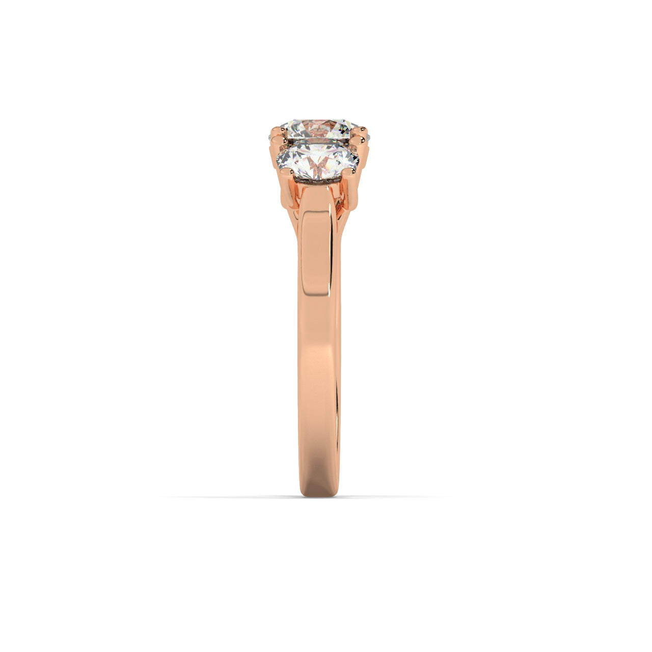 Trio Engagement Ring