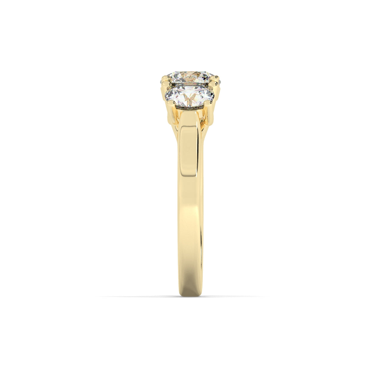 Trio Engagement Ring