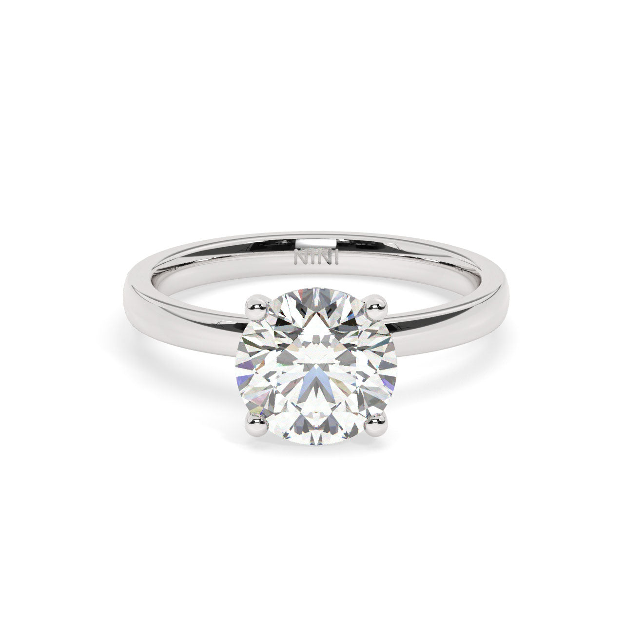 Solitaire Engagement Ring 2.00 Ct - 4 Prongs