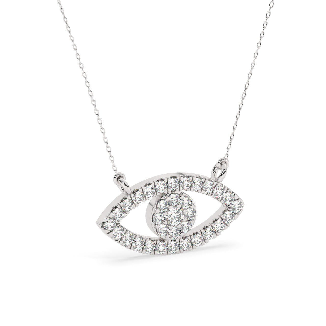 Eye Diamond Necklace