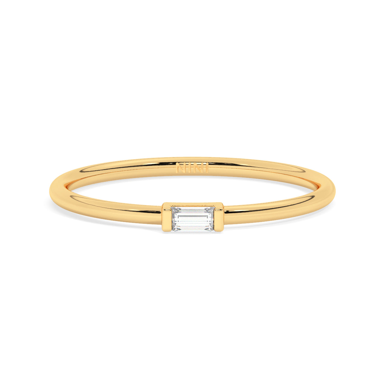Mini Baguette Diamond Ring