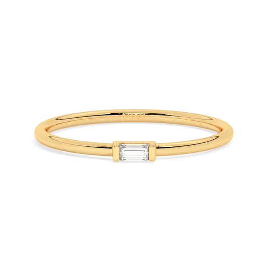 Mini Baguette Diamond Ring