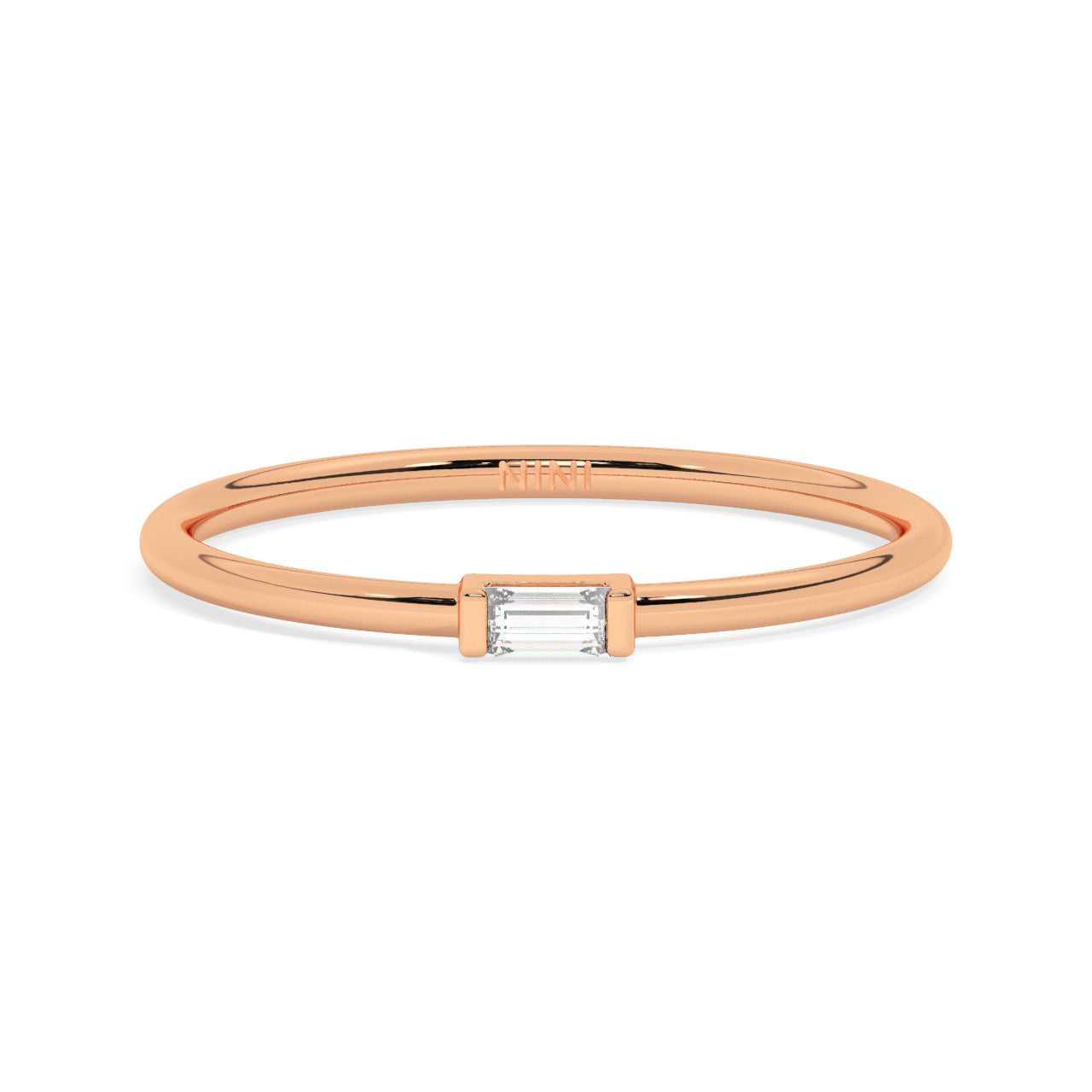 Mini Baguette Diamond Ring