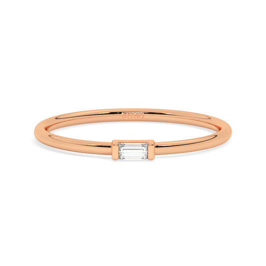 Mini Baguette Diamond Ring