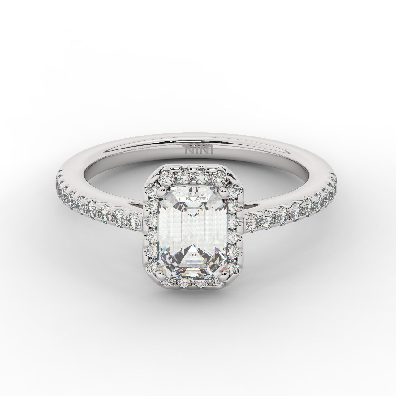 Hailey Engagement Ring - 1.50 Ct Emerald