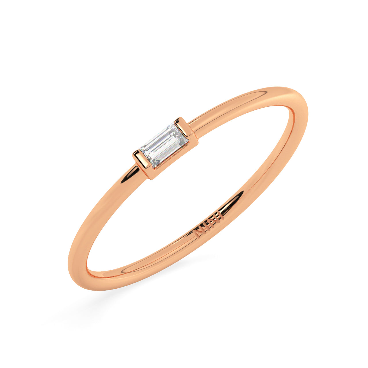 Mini Baguette Diamond Ring