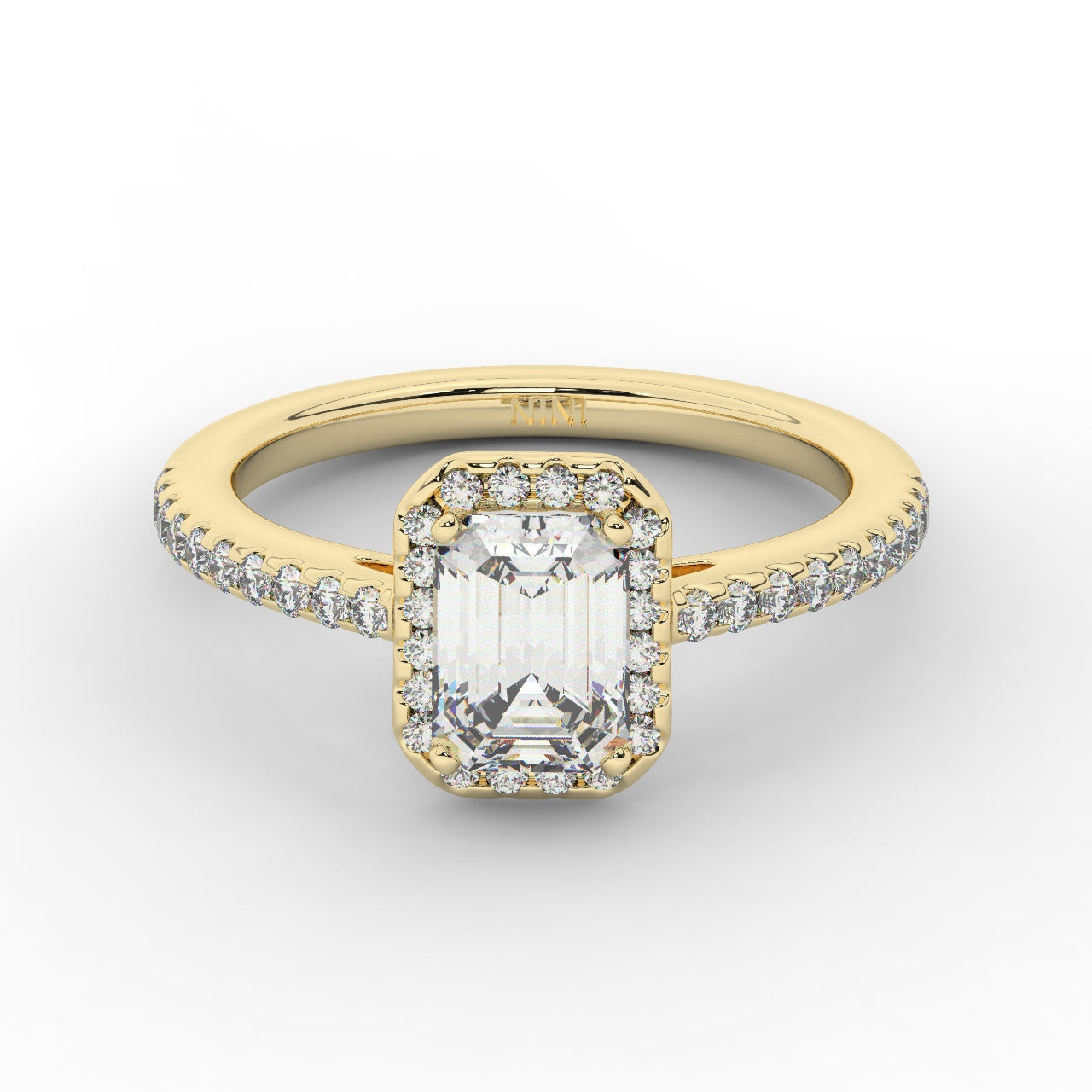 Hailey Engagement Ring - 1.50 Ct Emerald