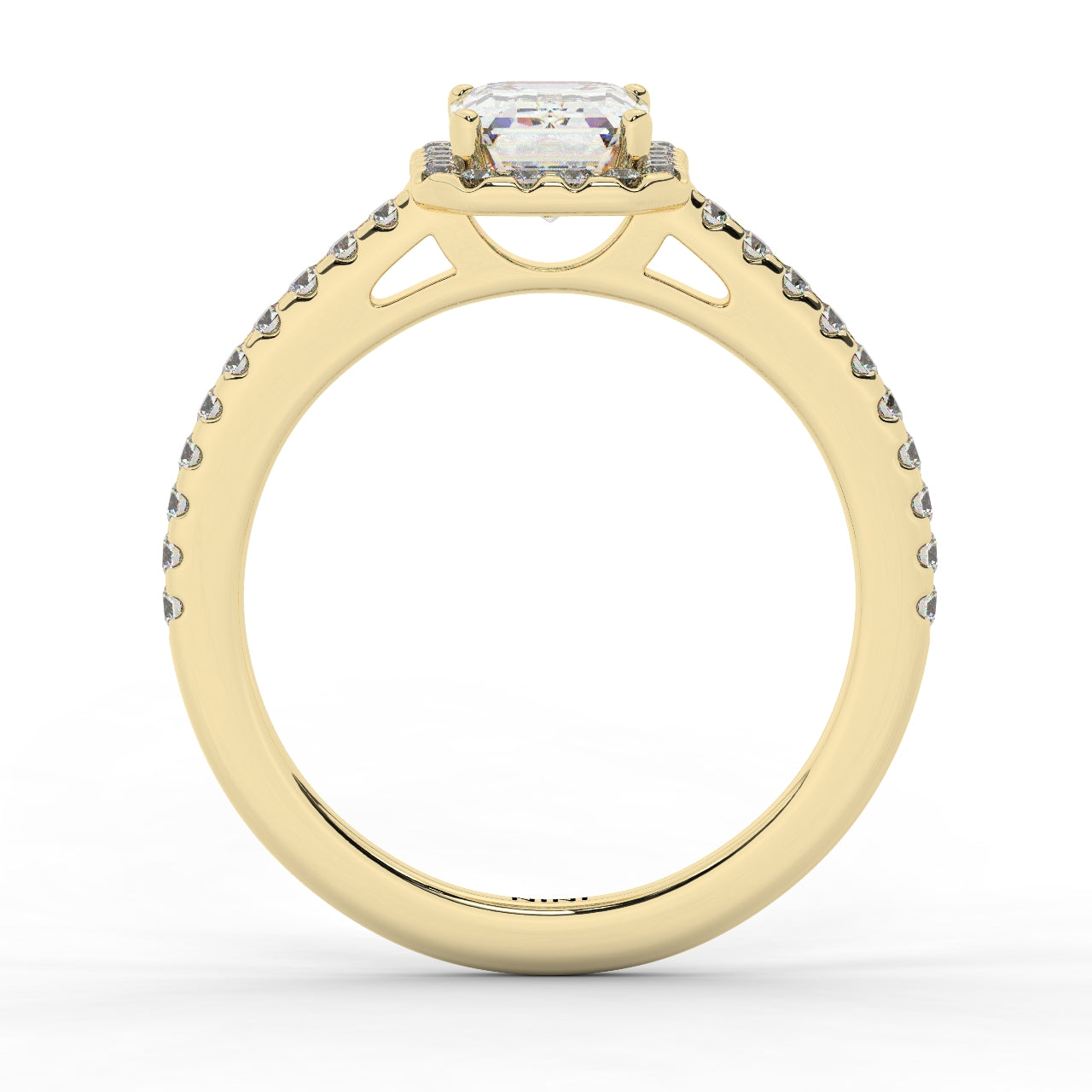 Hailey Engagement Ring - 1.50 Ct Emerald
