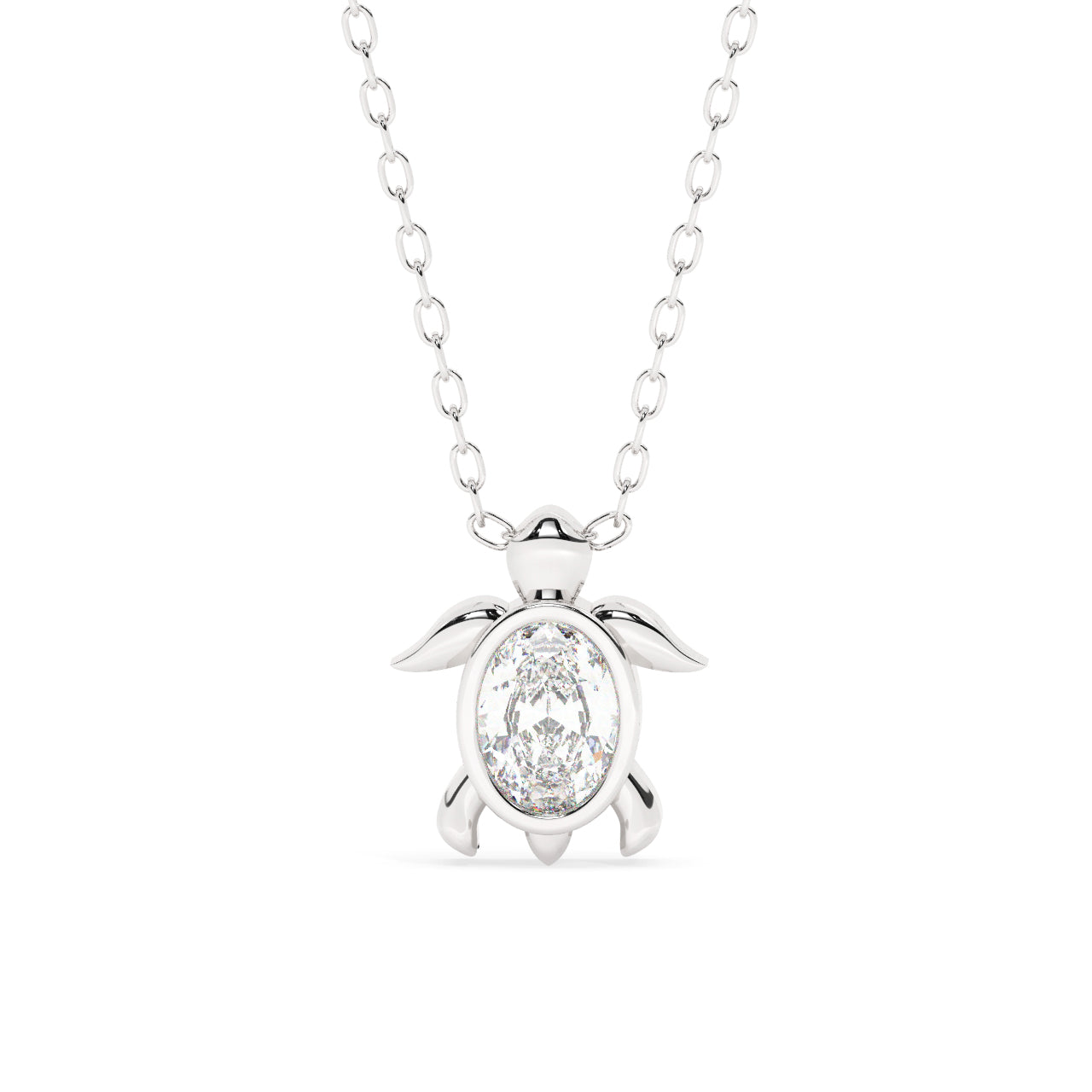 Turtle Diamond Necklace