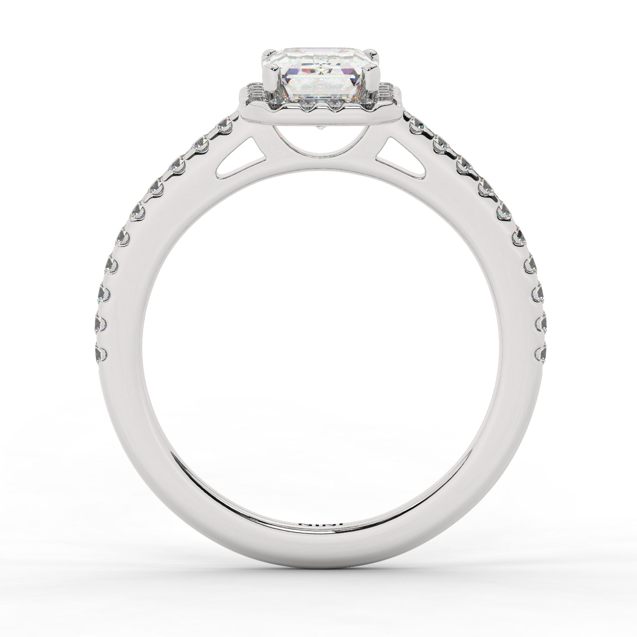 Hailey Engagement Ring - 1.50 Ct Emerald