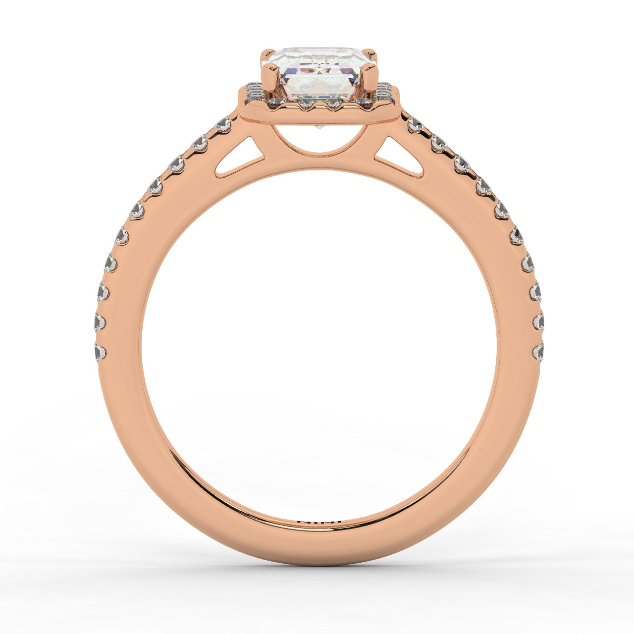 Hailey Engagement Ring - 1.50 Ct Emerald