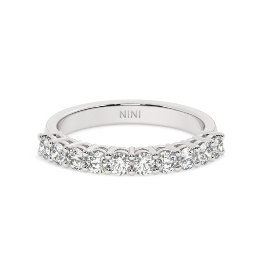 Half Eternity Diamond Ring - 0.50 Ct