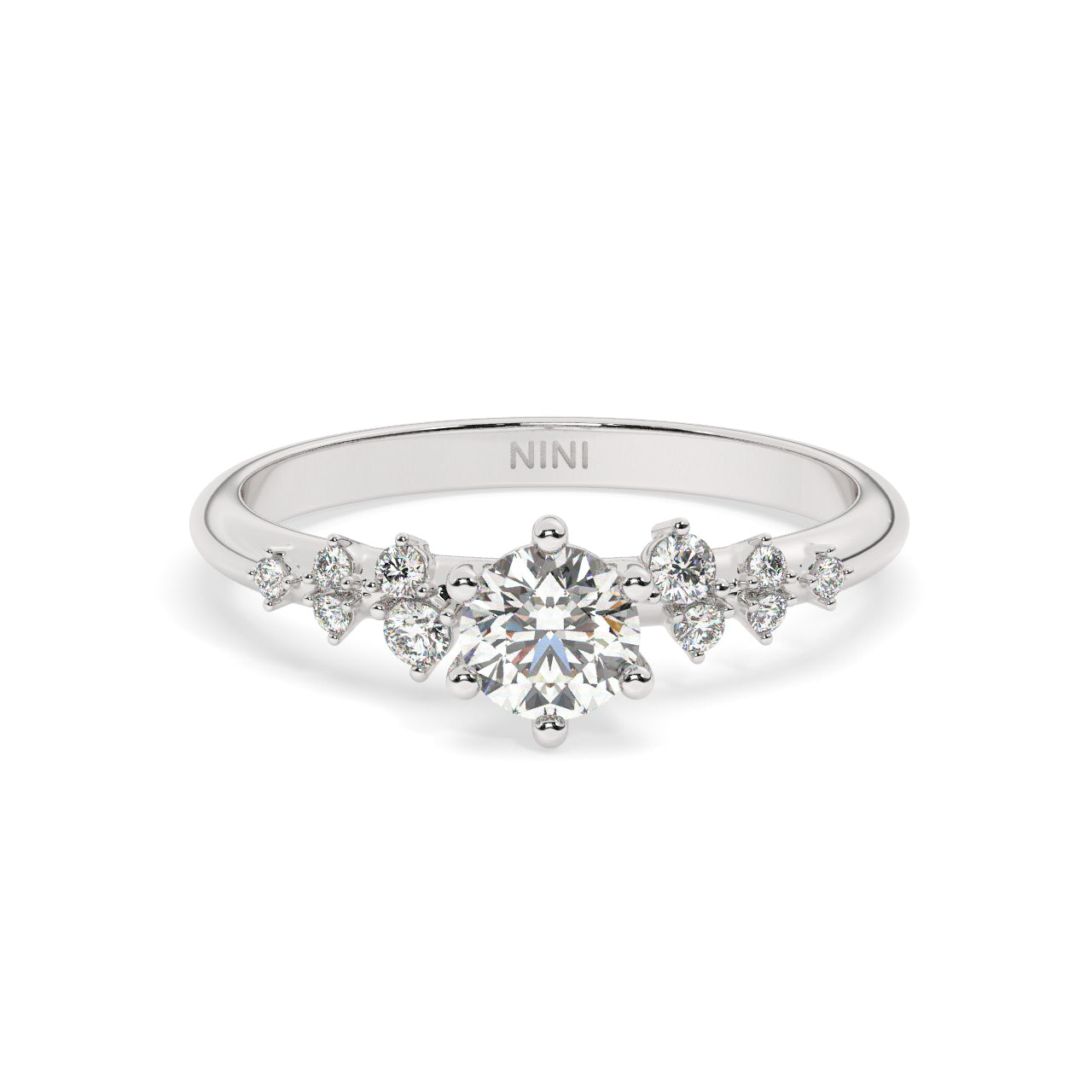 Fireworks Engagement Ring - 0.50 Ct