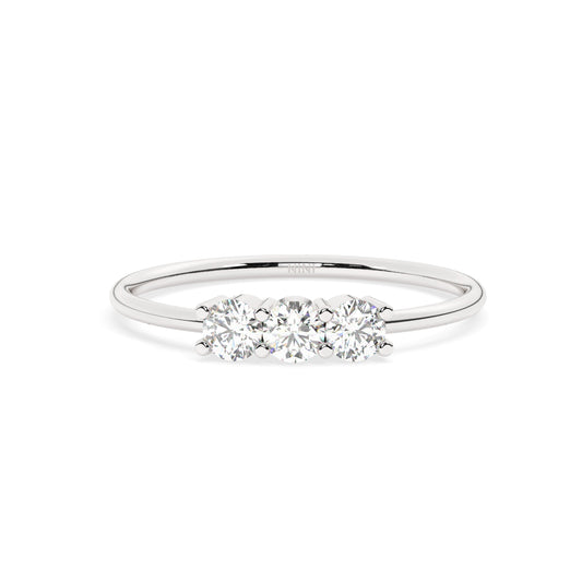 Mini Trio Diamond Ring