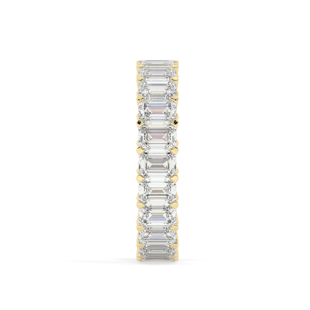 Emerald Cut Diamonds Eternity Ring - 0.25 Ct