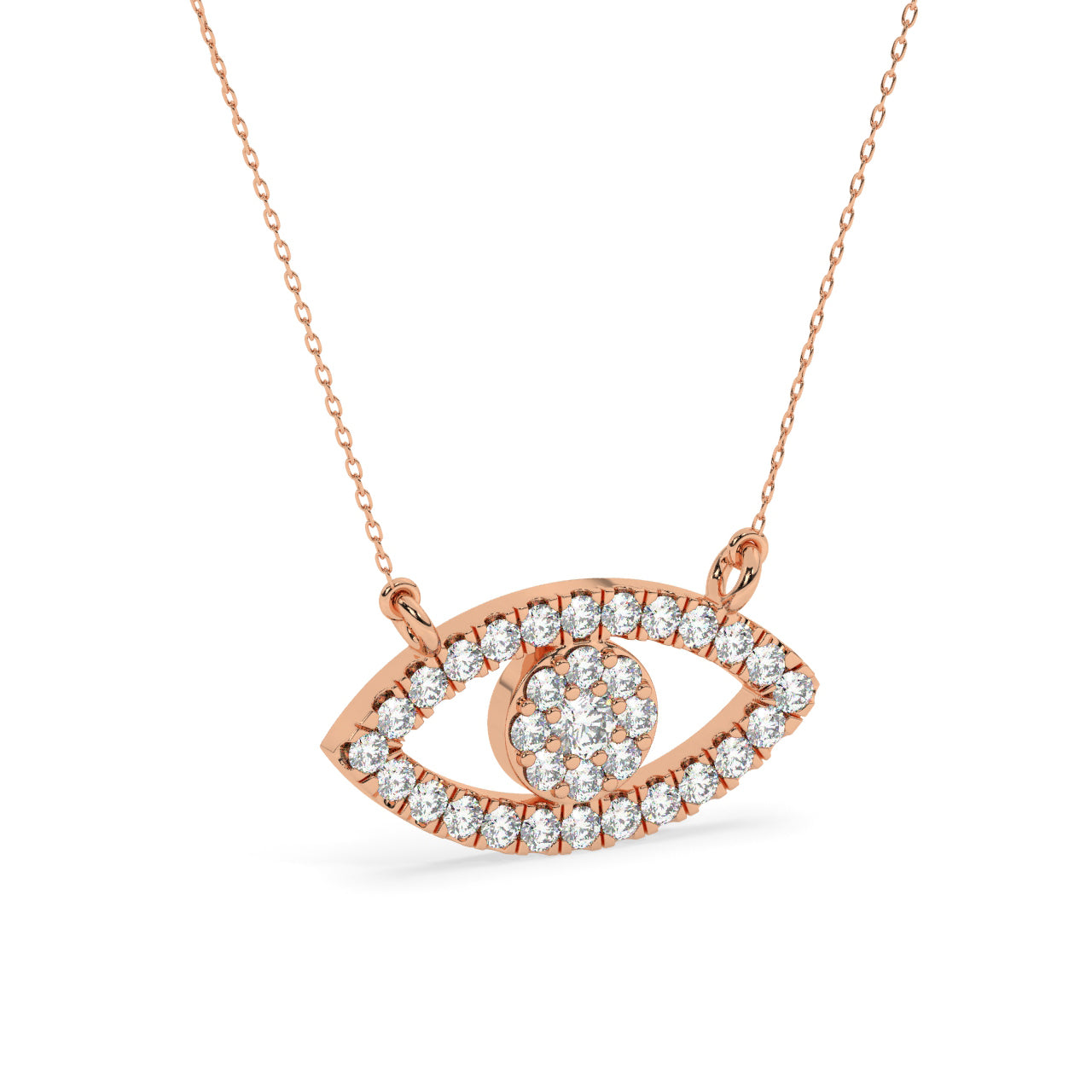 Eye Diamond Necklace