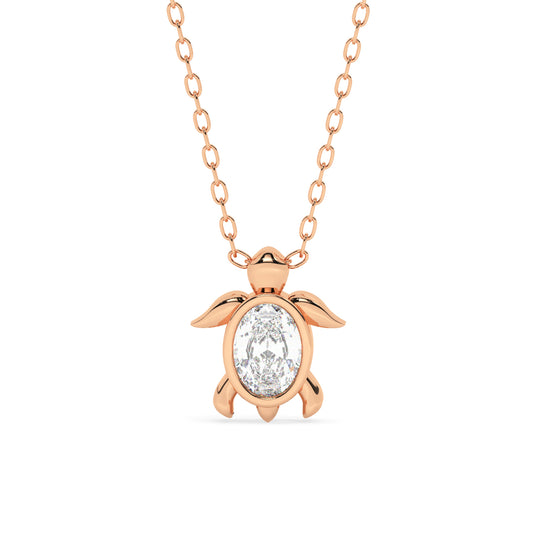Turtle Diamond Necklace