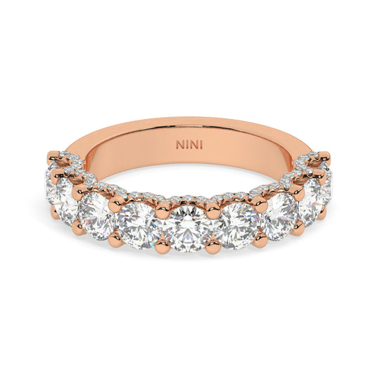 Bling Half Eternity Diamonds Ring