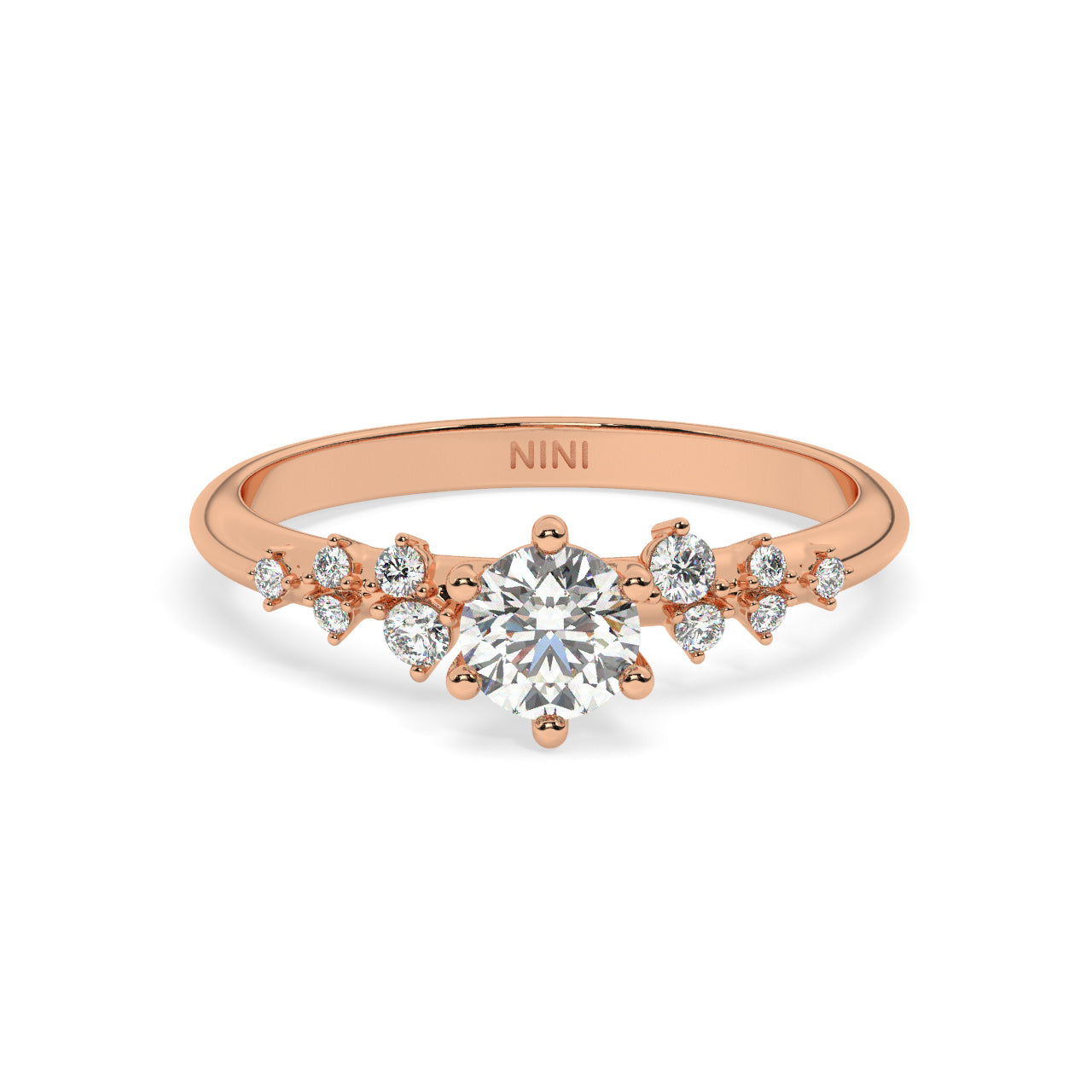 Fireworks Engagement Ring - 0.50 Ct