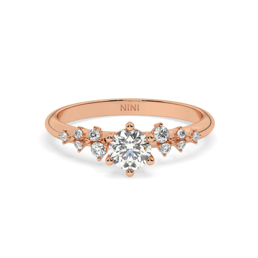 Fireworks Engagement Ring - 0.50 Ct