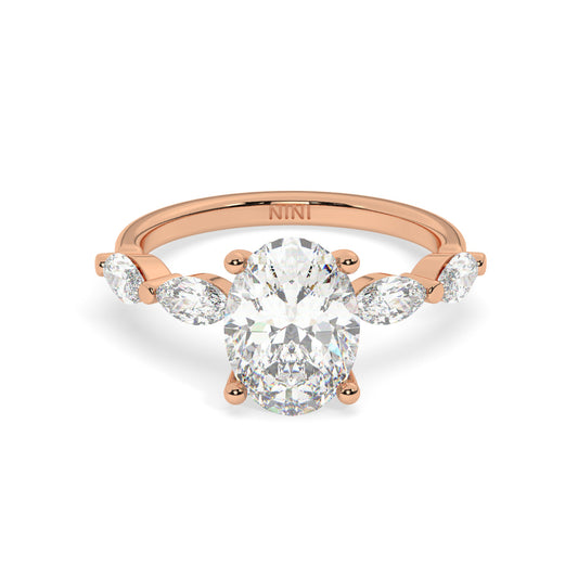 Shani Engagement Ring - 1.50 Ct Oval