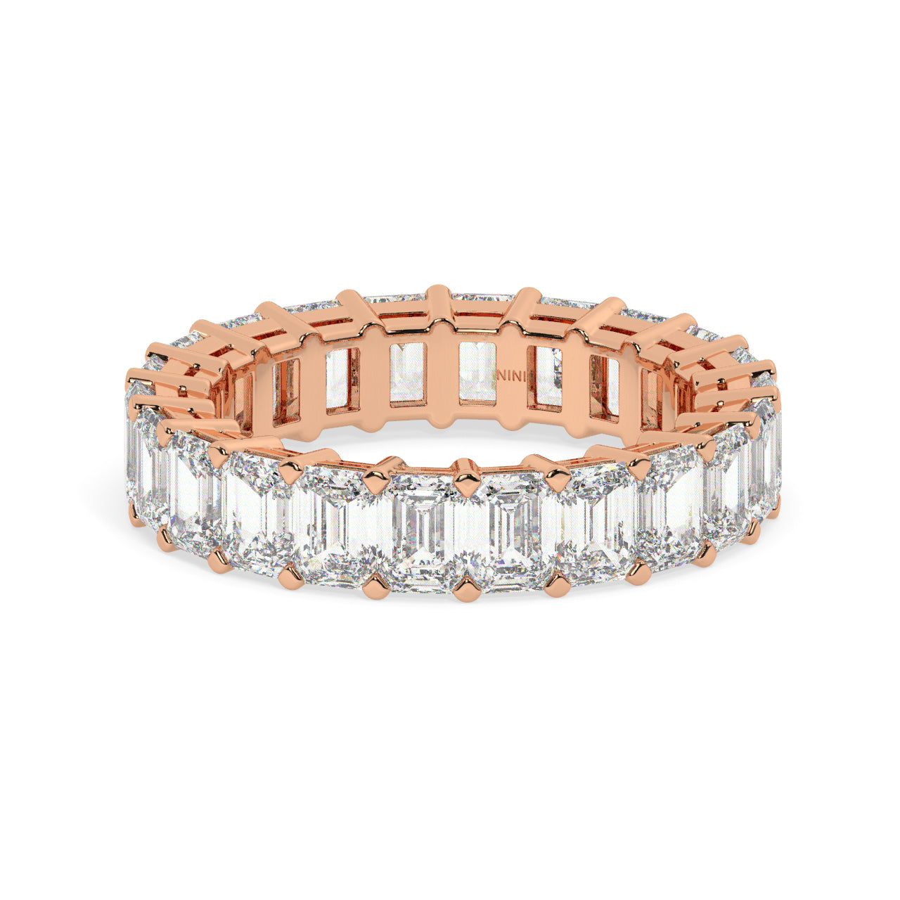 Emerald Cut Diamonds Eternity Ring - 0.25 Ct