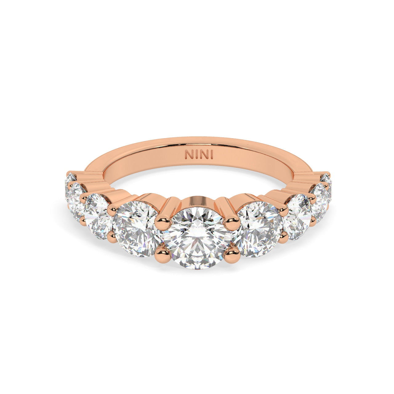 Degrade Engagement Ring - 0.50 Ct