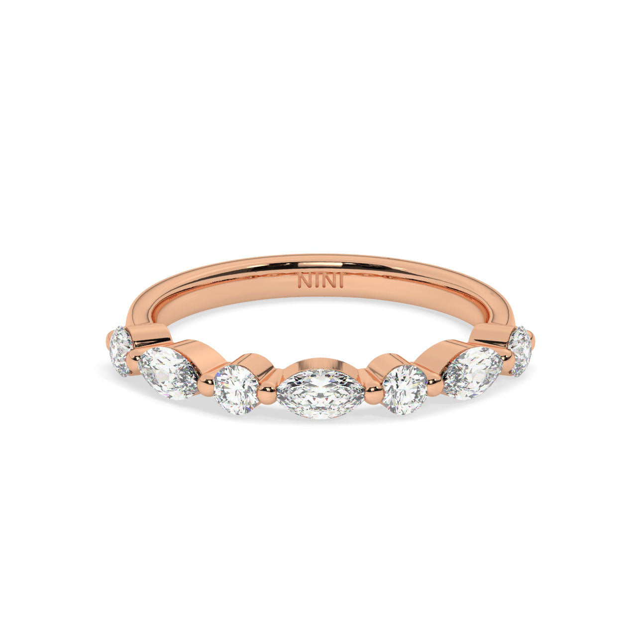 Marquise & Round Diamonds Ring