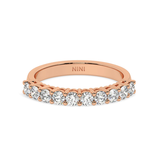 Half Eternity Diamond Ring - 0.50 Ct