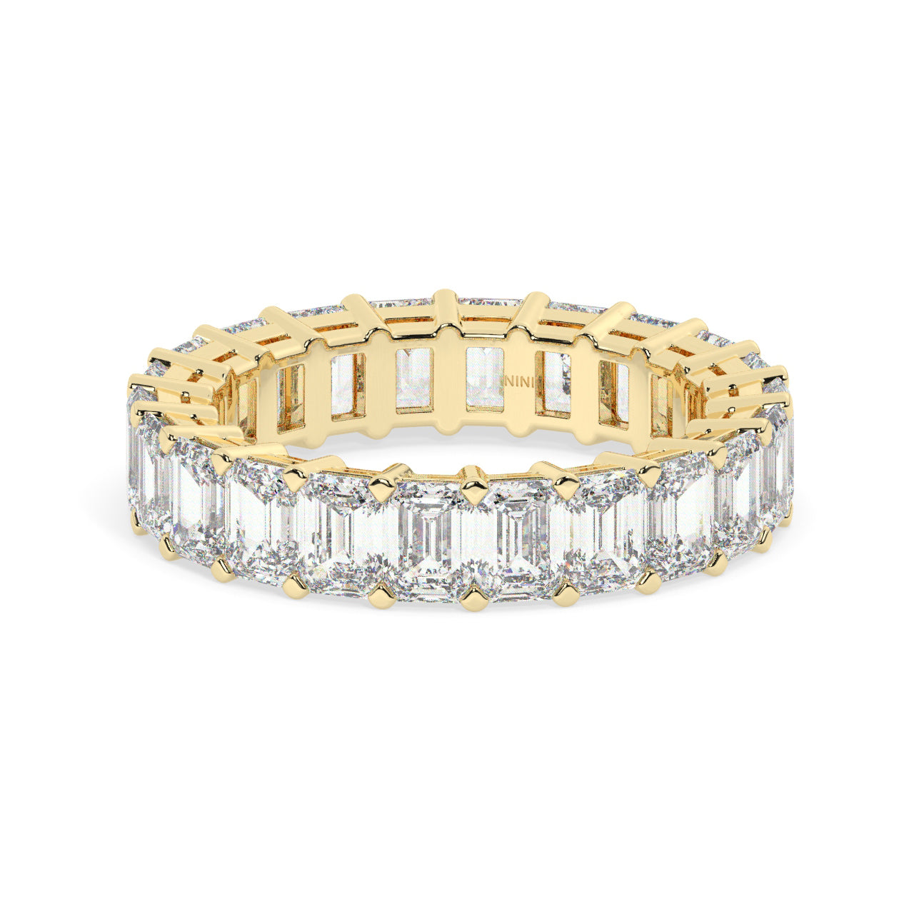 Emerald Cut Diamonds Eternity Ring - 0.25 Ct