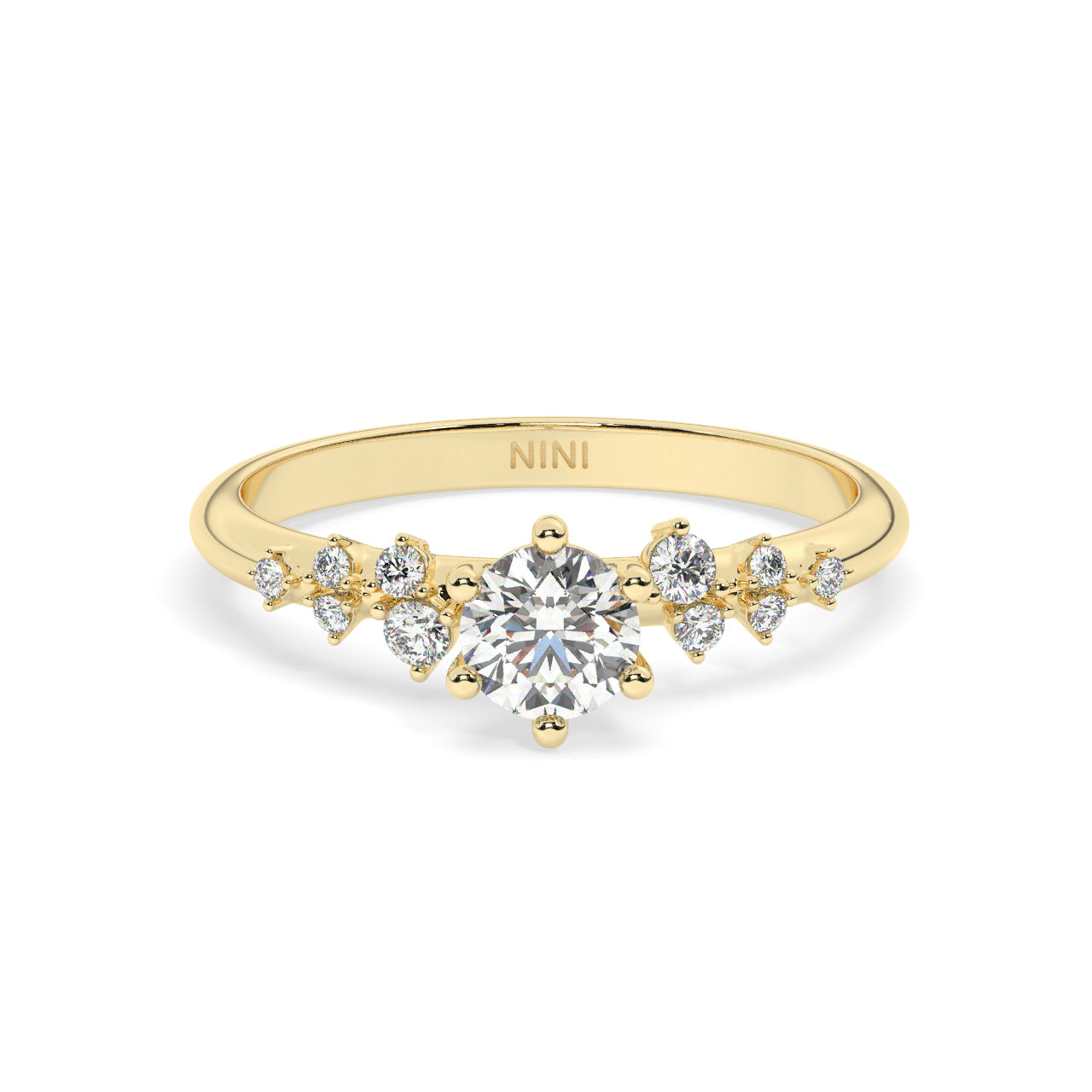 Fireworks Engagement Ring - 0.50 Ct