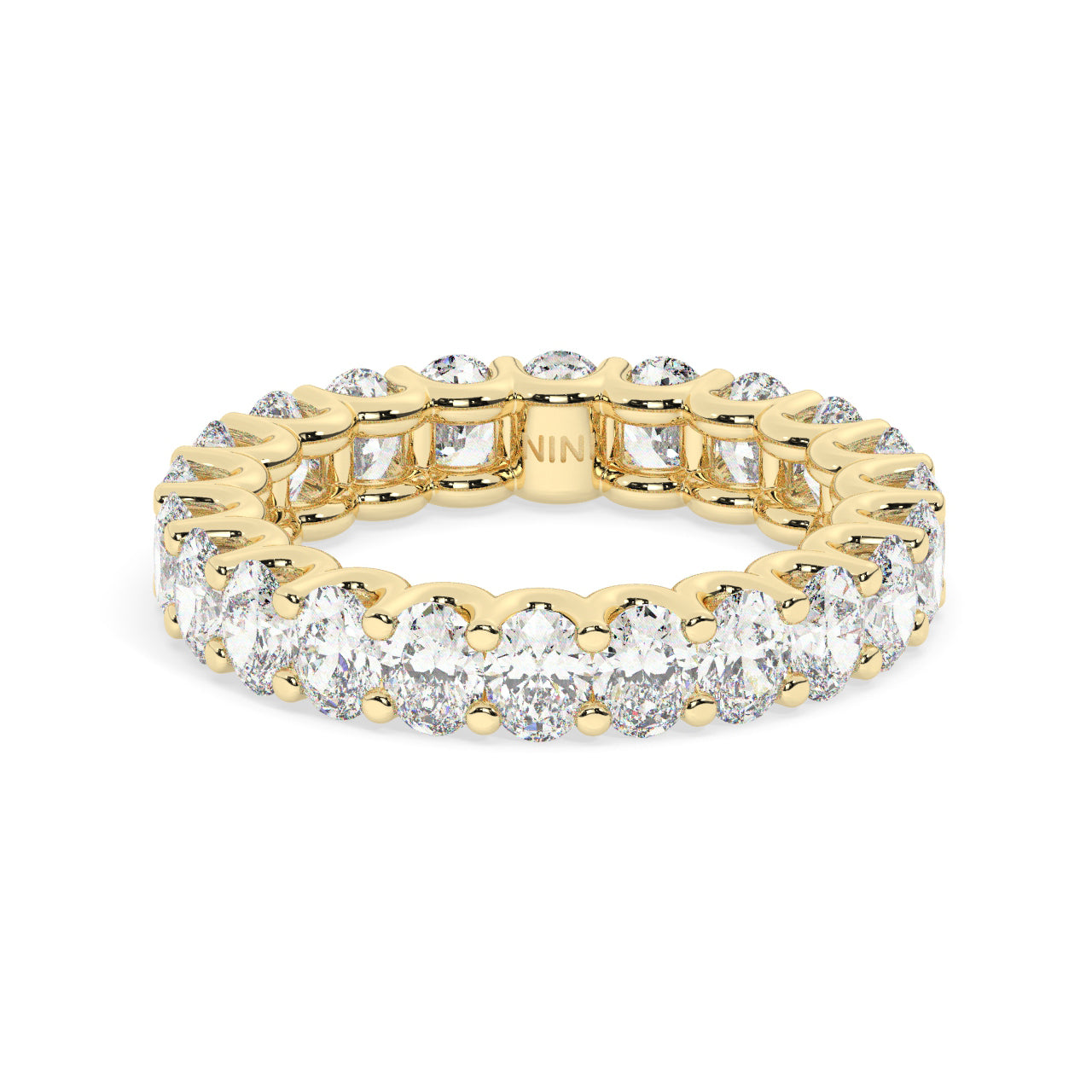 Oval Diamonds Eternity Ring - 0.15 Ct