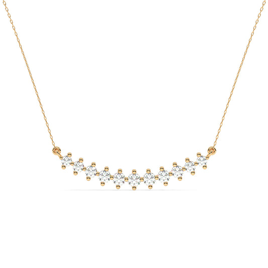 Diamonds Line Necklace