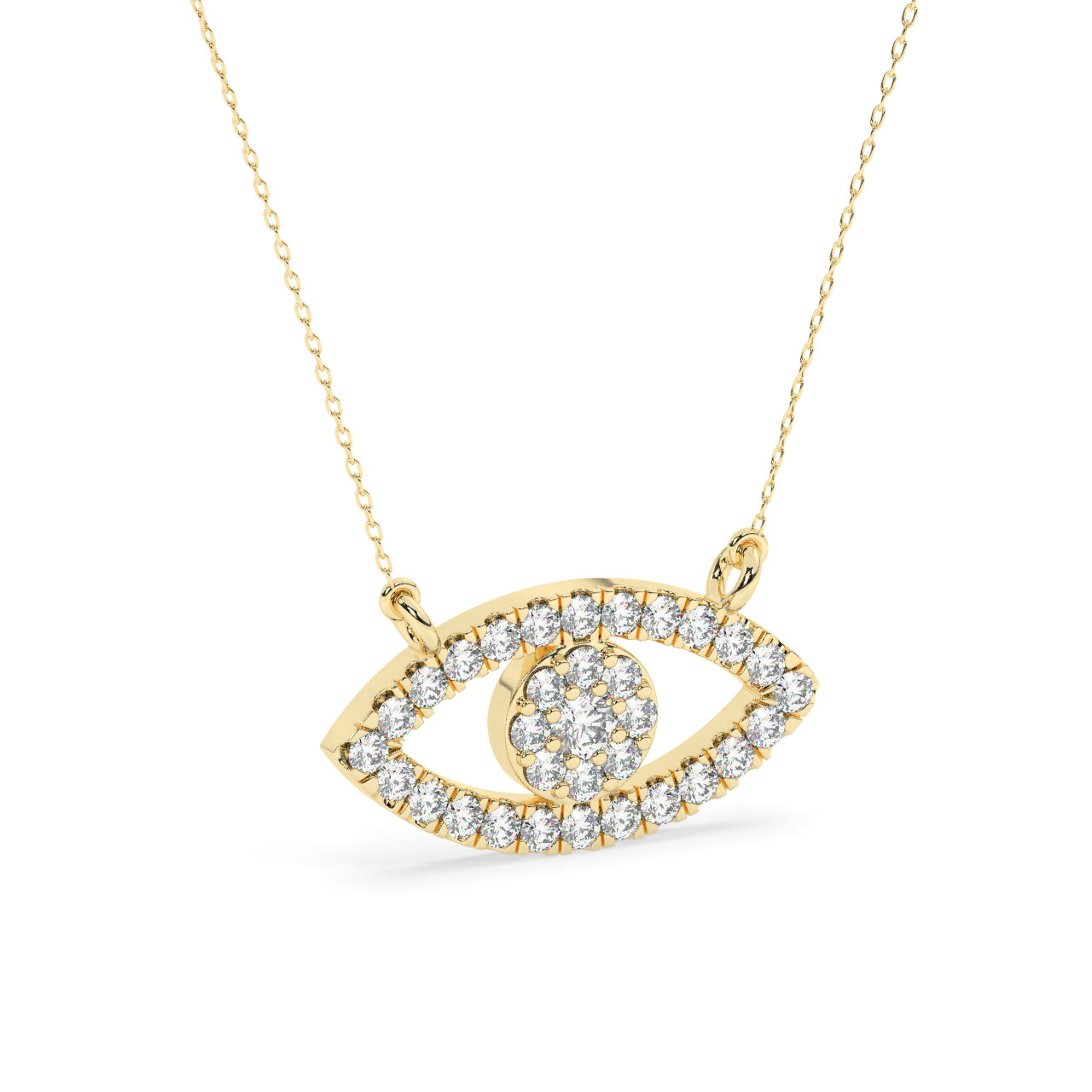 Eye Diamond Necklace